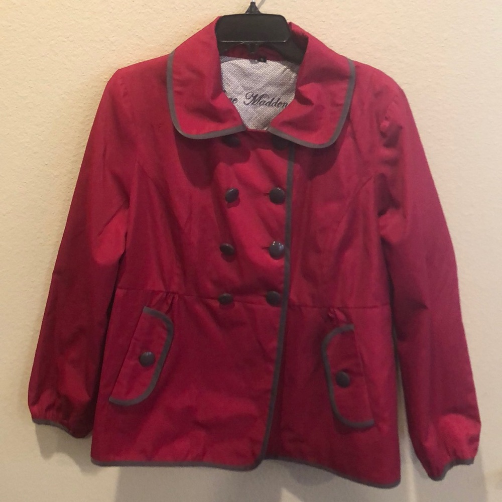 Steve Madden Jacket Magenta and Grey